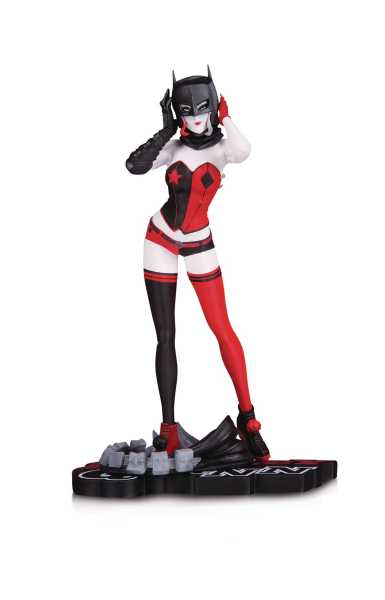 HARLEY QUINN RED WHITE & BLACK STATUE BY JOHN TIMMS