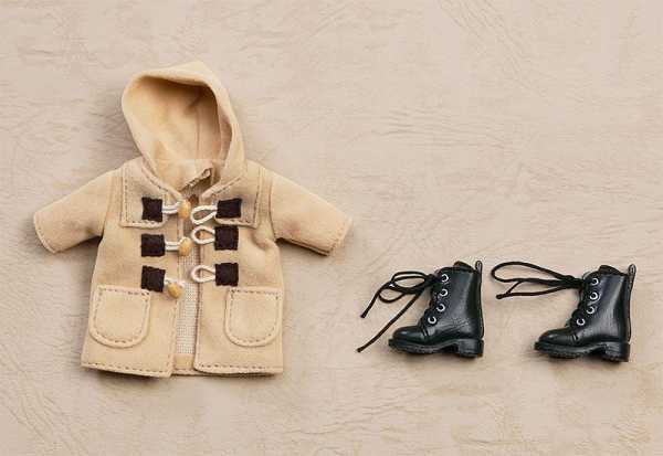 Original Character Warm Clothing : Boots & Duffle Coat (Beige) Nendoroid Actionfiguren Zubehör-Set