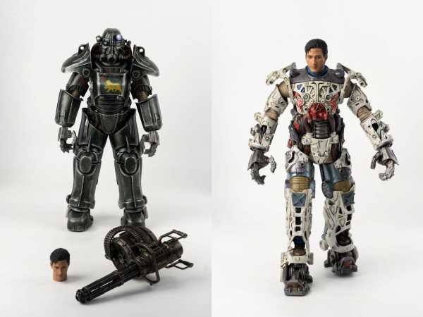 Fallout 4 1/6 T-45 NCR Salvaged Power Armor 36 cm Actionfigur