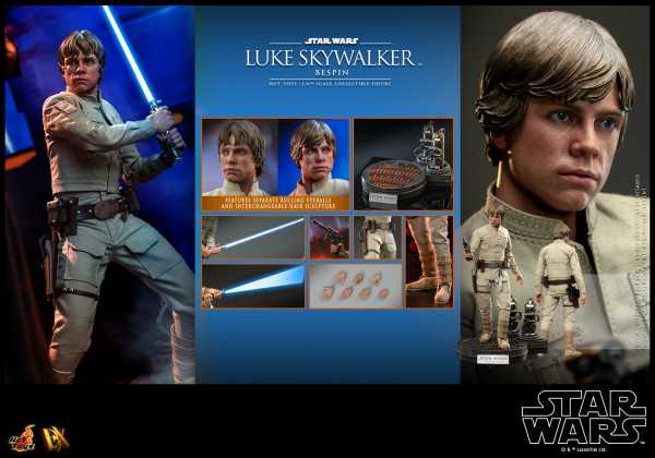 VORBESTELLUNG ! Hot Toys Star Wars Episode V Movie Masterpiece Luke Skywalker Bespin Actionfigur STD