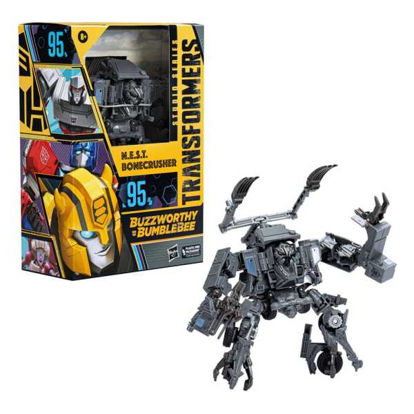 Transformers 3 Buzzworthy Bumblebee Studio Series N.E.S.T. Bonecrusher Actionfigur