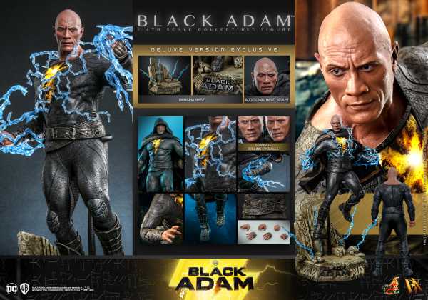 VORBESTELLUNG ! Hot Toys Black Adam DX 1/6 Black Adam Deluxe Version 33 cm Actionfigur