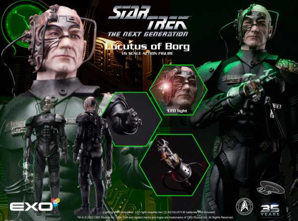 Star Trek: The Next Generation Locutus of Borg 1:6 Scale Actionfigur