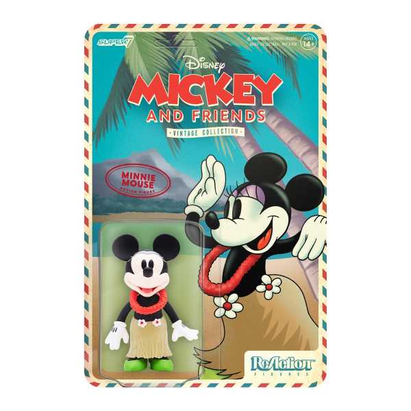Disney Vintage Collection Hawaiian Holiday Minnie Mouse ReAction Actionfigur