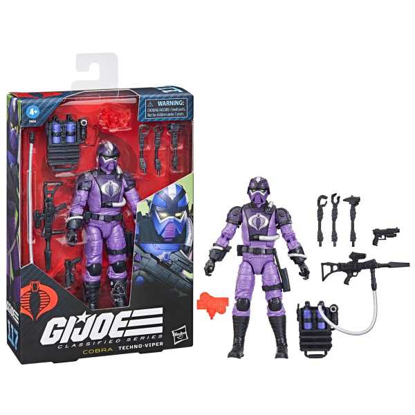 G.I. Joe Classified Series Cobra Techno-Viper 6 Inch Actionfigur