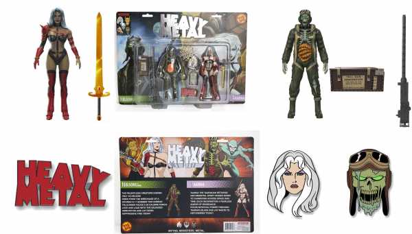 Heavy Metal 300th Issue Commemorative Taarna Nelson 5-Inch FigBiz Set defekte Verpackung