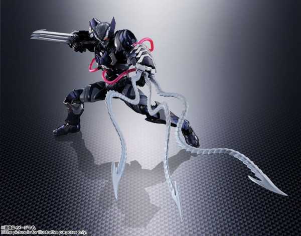 Tech-On Avengers S.H. Figuarts Venom Symbiote Wolverine 16 cm Actionfigur