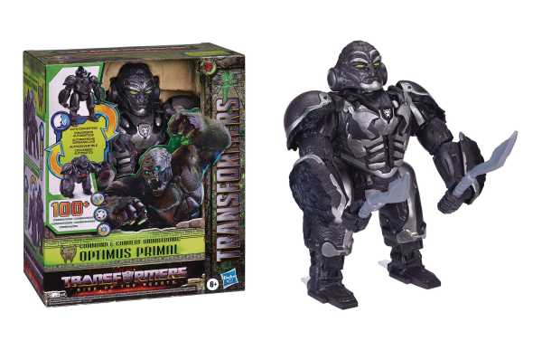 Transformers: Rise of the Beasts Command & Convert Animatronic Optimus Primal Actionfigur