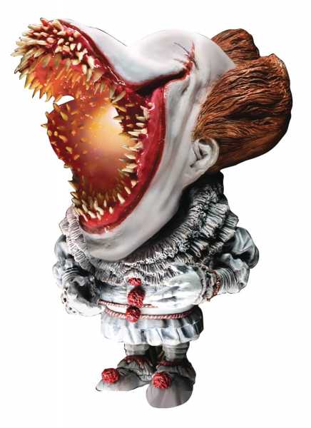 IT PENNYWISE DEFO REAL SOFT VINYL STATUE SCARY VERSION WITH LIGHT