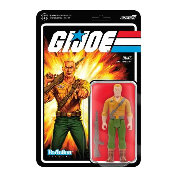 G.I. Joe Duke First Sergeant 3 3/4-Inch ReAction Actionfigur