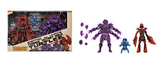 NECA Teenage Mutant Ninja Turtles (Mirage Comics) Shredder Clones Actionfiguren Set