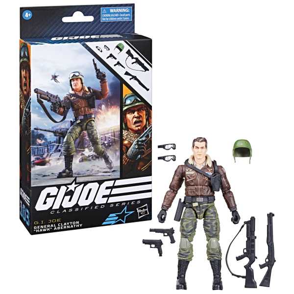 G.I. Joe Classified Series General Hawk Clayton Abernathy 6 Inch Actionfigur