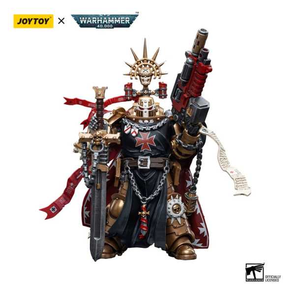 Joy Toy Warhammer 40k Black Templars High Marshal Helbrecht 1/18 Actionfigur