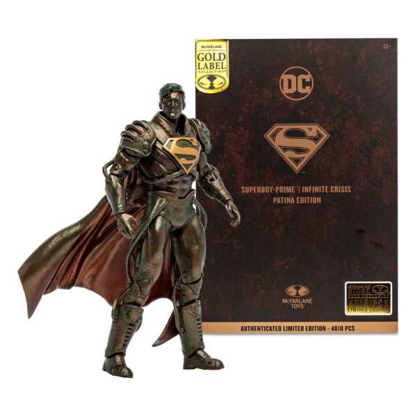 McFarlane Toys DC Multiverse Superboy Prime (Patina) (Gold Label) 18 cm Actionfigur