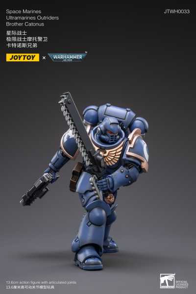JOY TOY WARHAMMER 40K SPACE MARINES OUTRIDERS BROTHER CATONUS ACTIONFIGUR