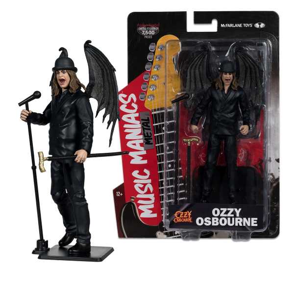 VORBESTELLUNG ! McFarlane Toys Music Maniacs Metal Wave 1 Ozzy Osbourne 6 Inch Actionfigur