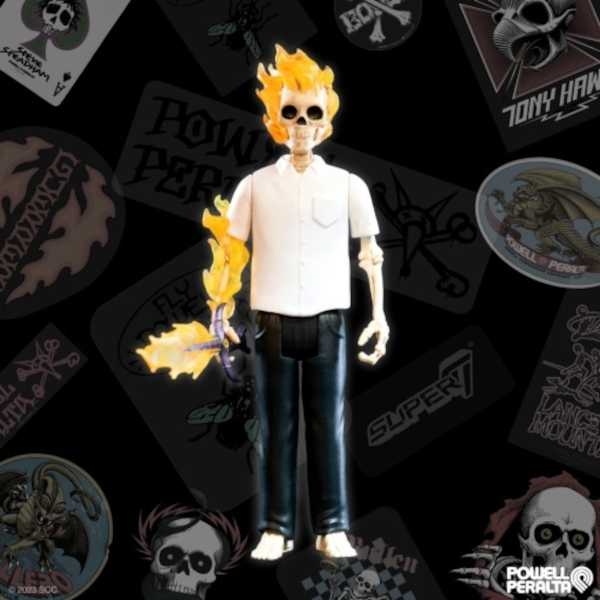 VORBESTELLUNG ! Powell-Peralta Tommy Guerrero Flaming Dagger (SF Downhill) ReAction Actionfigur