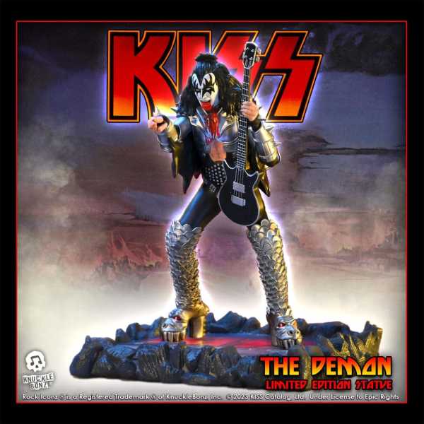 VORBESTELLUNG ! Rock Iconz Kiss The Demon (Destroyer Tour) Gene Simmons 22 cm Statue