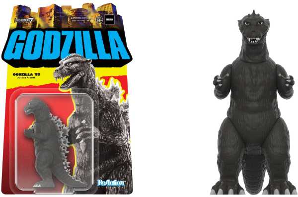 VORBESTELLUNG ! Toho ReAction Godzilla '55 (Grayscale) 3 3/4-Inch Actionfigur
