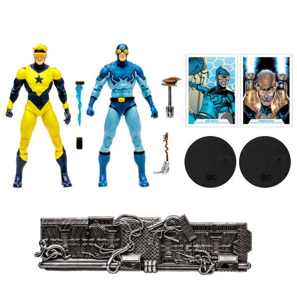 McFarlane Toys DC Collector Booster Gold and Blue Beetle 7 Inch Actionfiguren 2-Pack