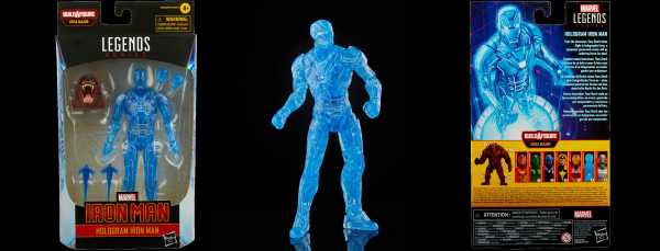 Comic Iron Man Marvel Legends Hologram Iron Man 6 Inch BaF Actionfigur