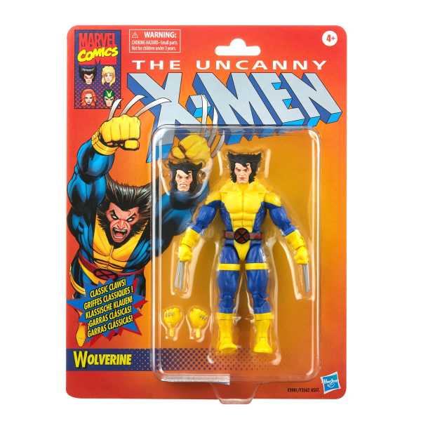 Marvel Legends Vintage Uncanny X-Men Wolverine 6 Inch Actionfigur