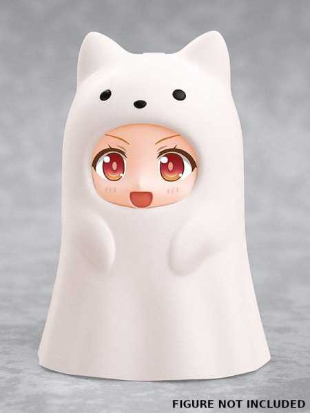 AUF ANFRAGE ! Nendoroid More Kigurumi Face Parts Case Ghost Cat White Actionfiguren Zubehör-Set