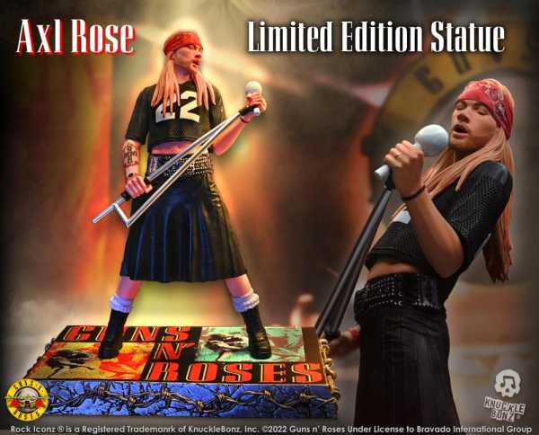 Rock Iconz Guns N' Roses Axl Rose II 22 cm Statue