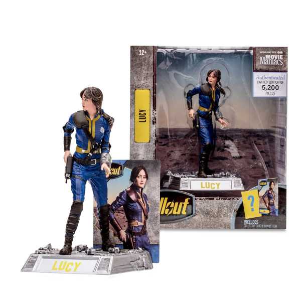 VORBESTELLUNG ! McFarlane Toys Movie Maniacs Fallout TV Series Lucy 6 Inch Posed Figure Limited Ed.