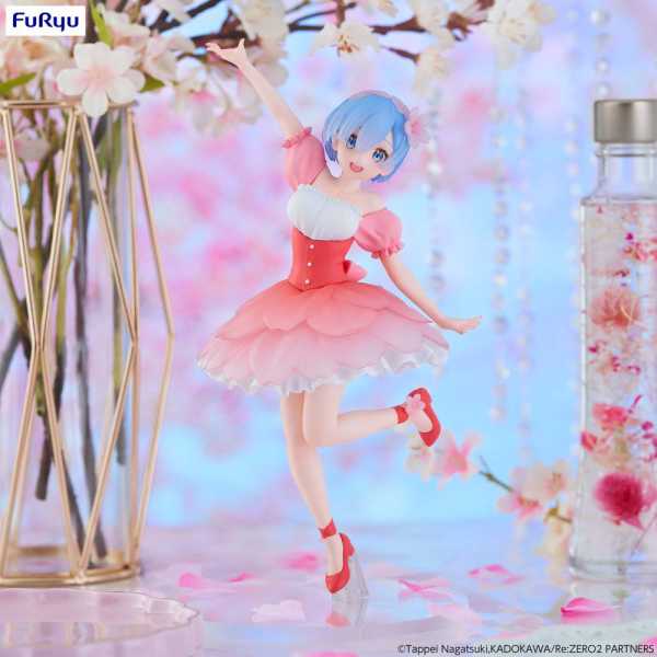 Re:Zero Starting Life in Another World Trio-Try-iT Rem / Cherry Blossoms PVC Statue