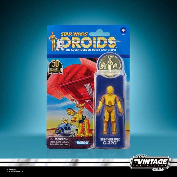 Star Wars: Droids The Vintage Collection 2021 See-Threepio (C-3PO) 10 cm Actionfigur