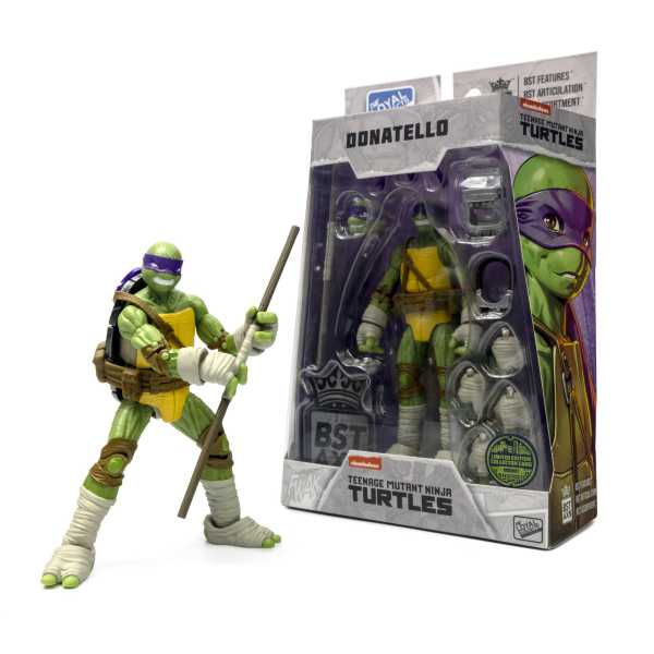 VORBESTELLUNG ! BST AXN Teenage Mutant Ninja Turtles Donatello (IDW Comics) 13 cm Actionfigur