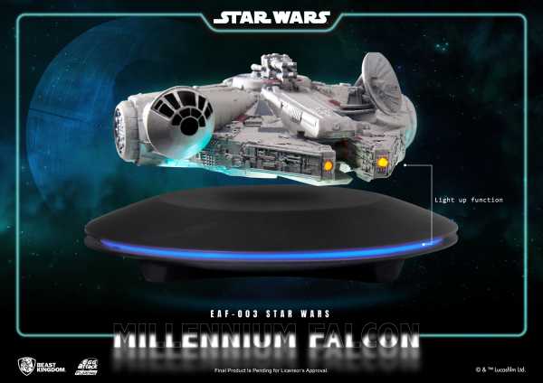 VORBESTELLUNG ! Star Wars Egg Attack EAF-003 Millennium Falcon Schwebe-Modell mit Leuchtfunktion