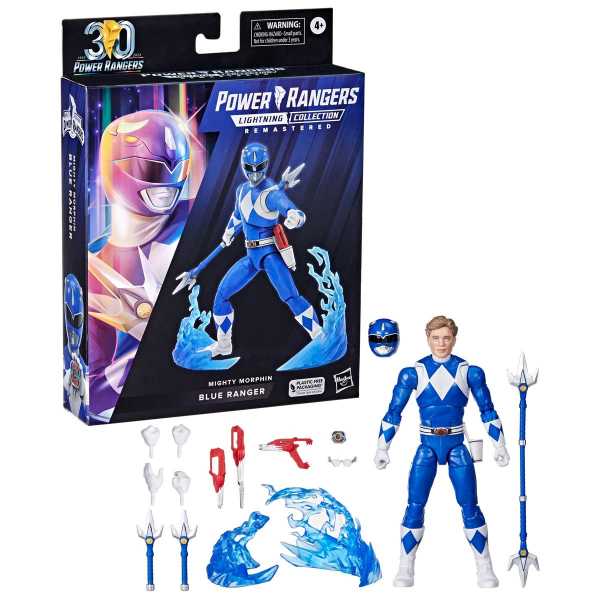 VORBESTELLUNG ! Power Rangers Lightning Collection Remastered Mighty Morphin Blue Ranger Actionfigur