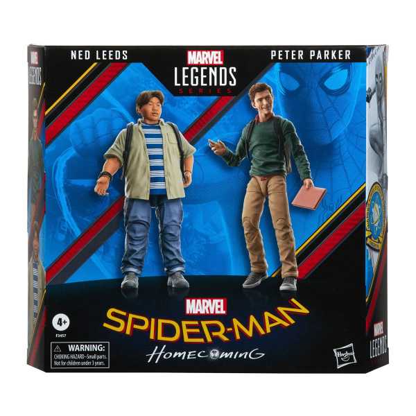 Marvel Legends Spider-Man Homecoming Ned Leeds & Peter Parker Actionfiguren 2-Pack