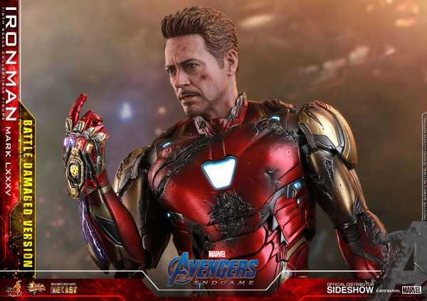 Avengers: Endgame MMS Diecast Actionfigur 1/6 Iron Man Mark LXXXV Battle Damaged V.