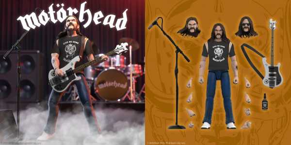 VORBESTELLUNG ! Super7 Motörhead Ultimates Lemmy 7 Inch Actionfigur 1981 Tour Version