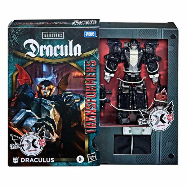 Universal Monsters Dracula x Transformers Draculus 14 cm Actionfigur