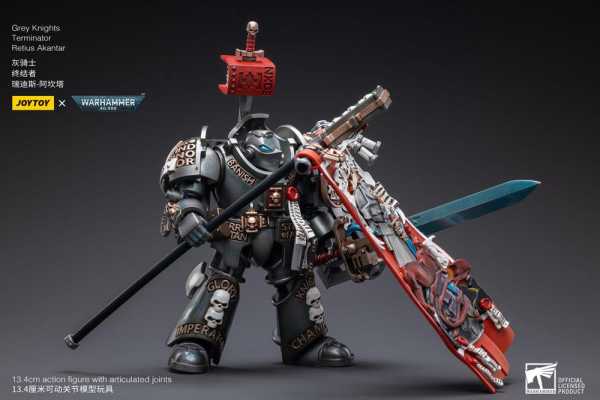 Joy Toy Warhammer 40k 1/18 Grey Knights Terminator Retius Akantar Actionfigur