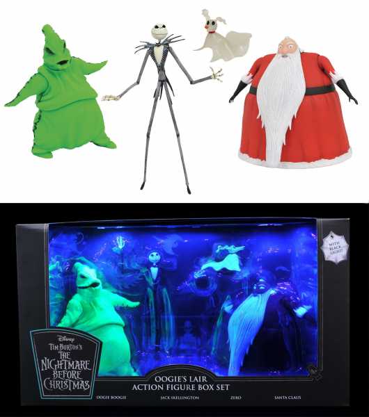 SDCC 2020 Nightmare Before Christmas Lighted Actionfiguren Box Set