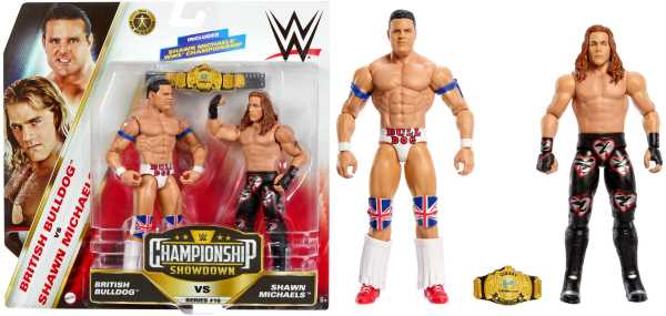 WWE Championship Showdown 16 Shawn Michaels vs. British Bulldog Actionfiguren 2-Pack