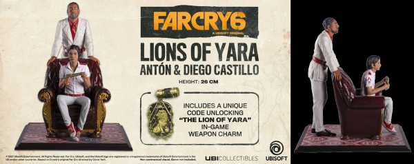 VORBESTELLUNG ! Far Cry 6 Antón & Diego Castillo - Löwen von Yara 26 cm PVC Statue