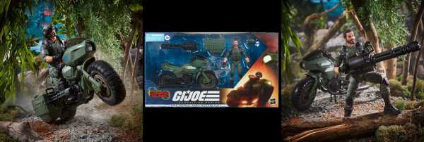 G.I. Joe Classified Series Cobra Island 2021 Alvin Breaker Kibbey with Ram Cycle