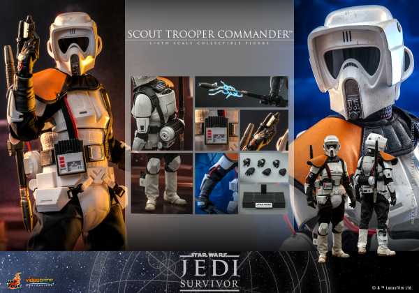 VORBESTELLUNG ! Hot Toys Star Wars: Jedi Survivor VG Masterpiece Scout Trooper Commander Actionfigur
