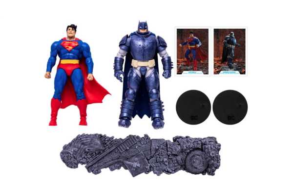 McFarlane Toys DC The Dark Knight Returns Superman vs. Batman 7 Inch Actionfiguren 2-Pack