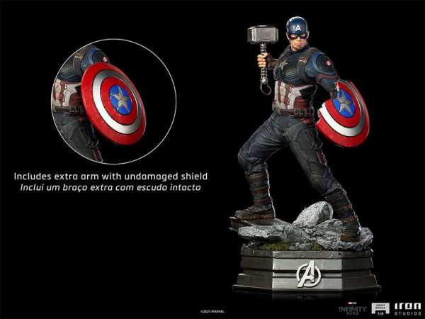 AUF ANFRAGE ! Avengers Infinity Saga 1/4 Captain America 56 cm Legacy Replica Statue
