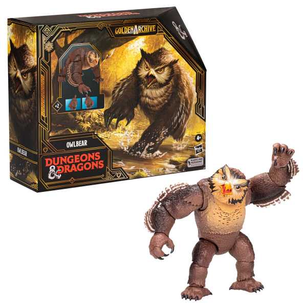 Dungeons & Dragons Golden Archive Brown Owlbear 6 Inch Actionfigur