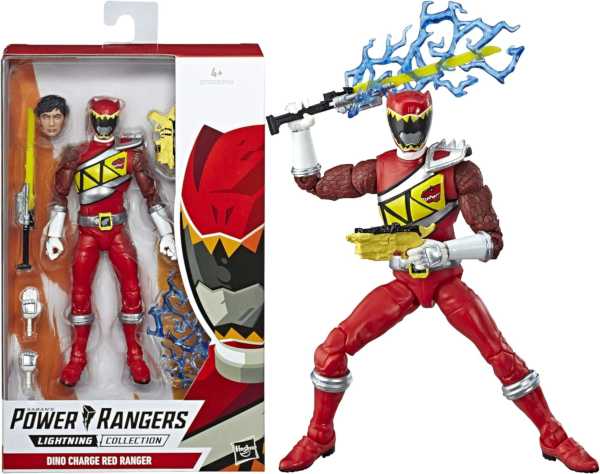 POWER RANGERS LIGHTNING COLLECTION DINO CHARGE RED RANGER ACTIONFIGUR