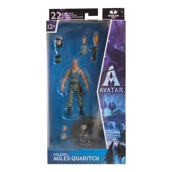 McFarlane Toys Avatar 1 Movie Wave 1 Miles Quaritch 7 Inch Actionfigur