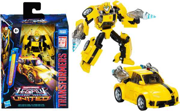Transformers Generations Legacy United DLX Animated Universe Bumblebee Actionfigur